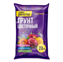 Грунт Доброгряд цветочный 20л