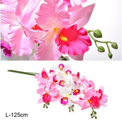 Цветок искусственный Орхидея 125см 425-1