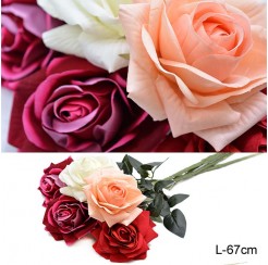 Цветок искусственный Роза 0341-47